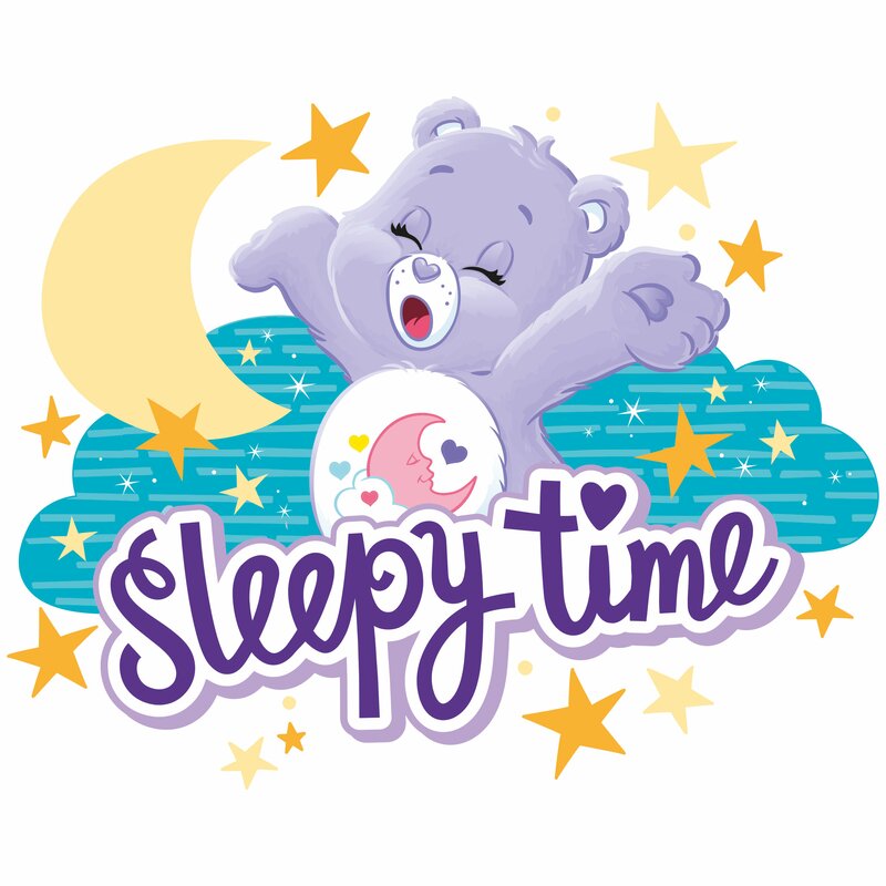 East Urban Home Care Bears Sleepy Time Wall Sticker